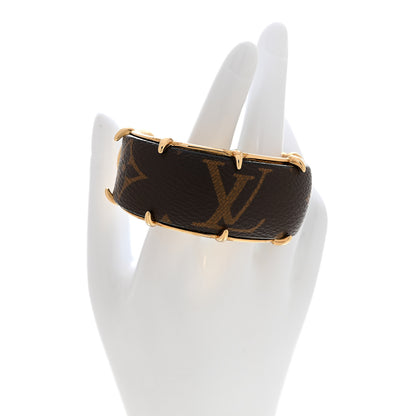 Louis Vuitton Monogram Cuff Bracelet S 2 of 8