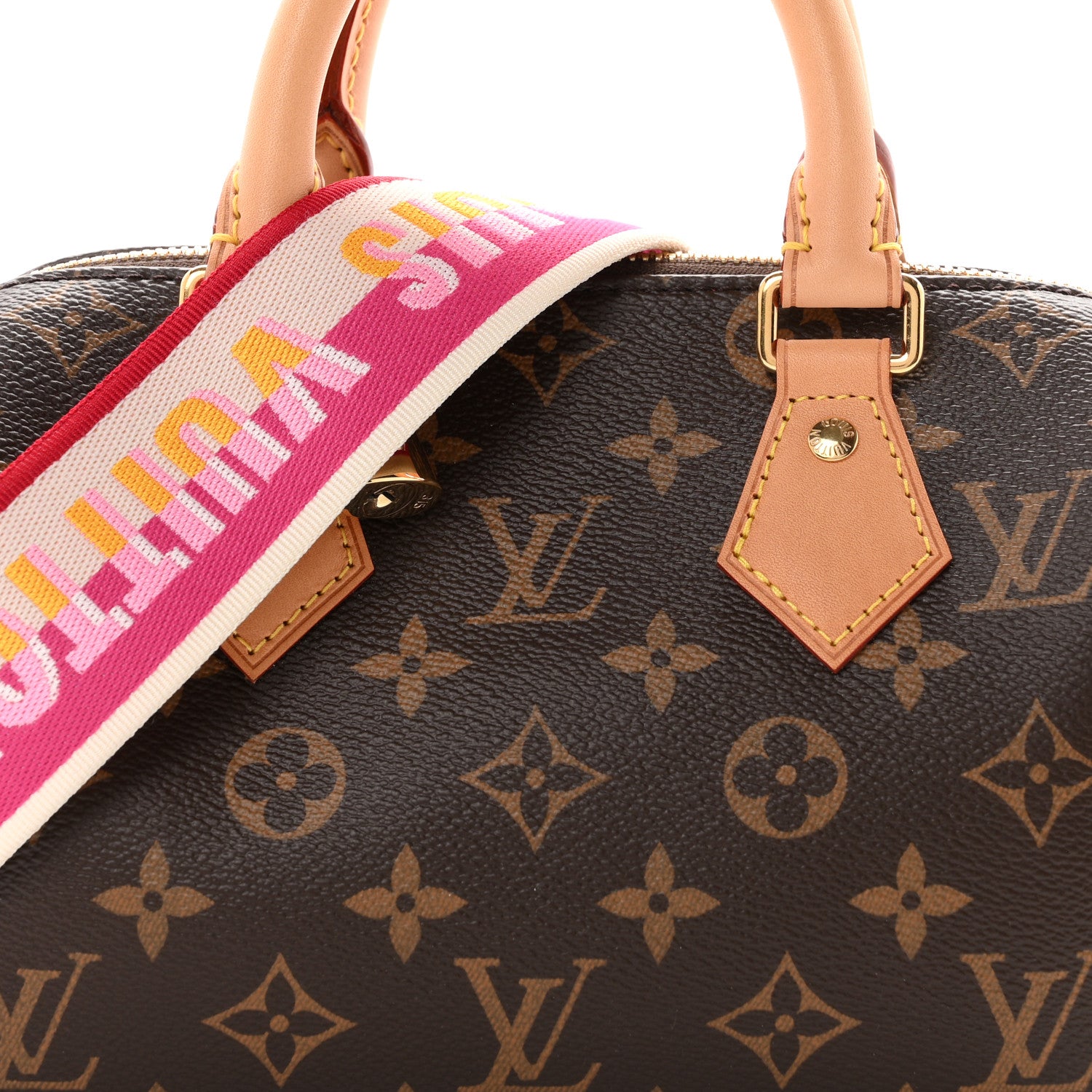 Louis Vuitton Monogram Speedy Bandouliere 20 Fuchsia 7 of 10