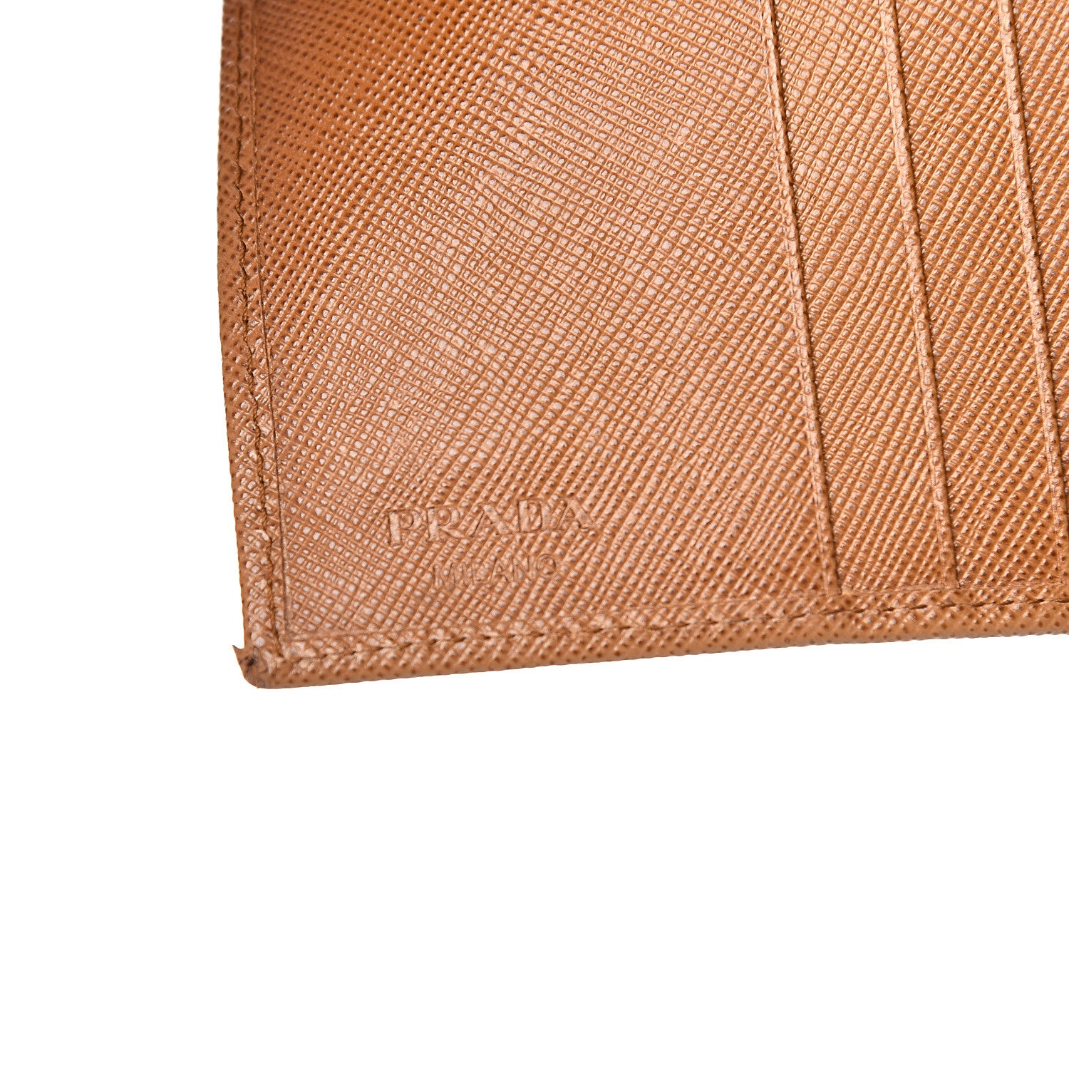 Prada Saffiano French Wallet Ocra 8 of 10