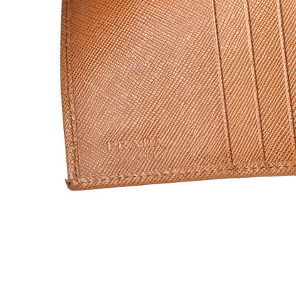 Prada Saffiano French Wallet Ocra 8 of 10