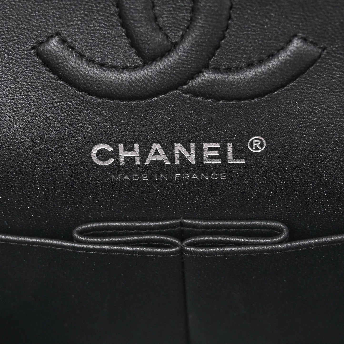 Lambskin Quilted Small Double Flap So Black