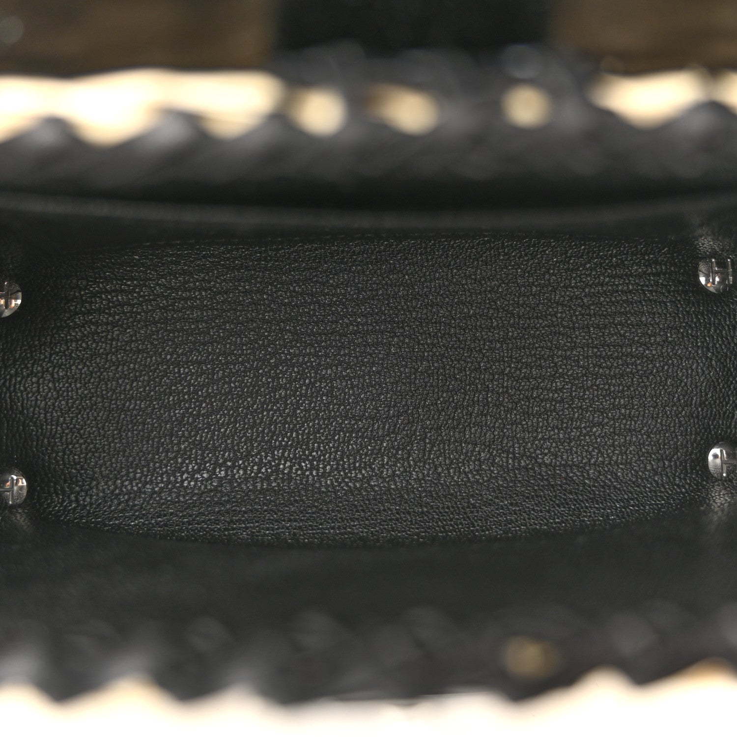 Hermes Wicker Box Picnic Mini Kelly 20 Naturel Black 10 of 21