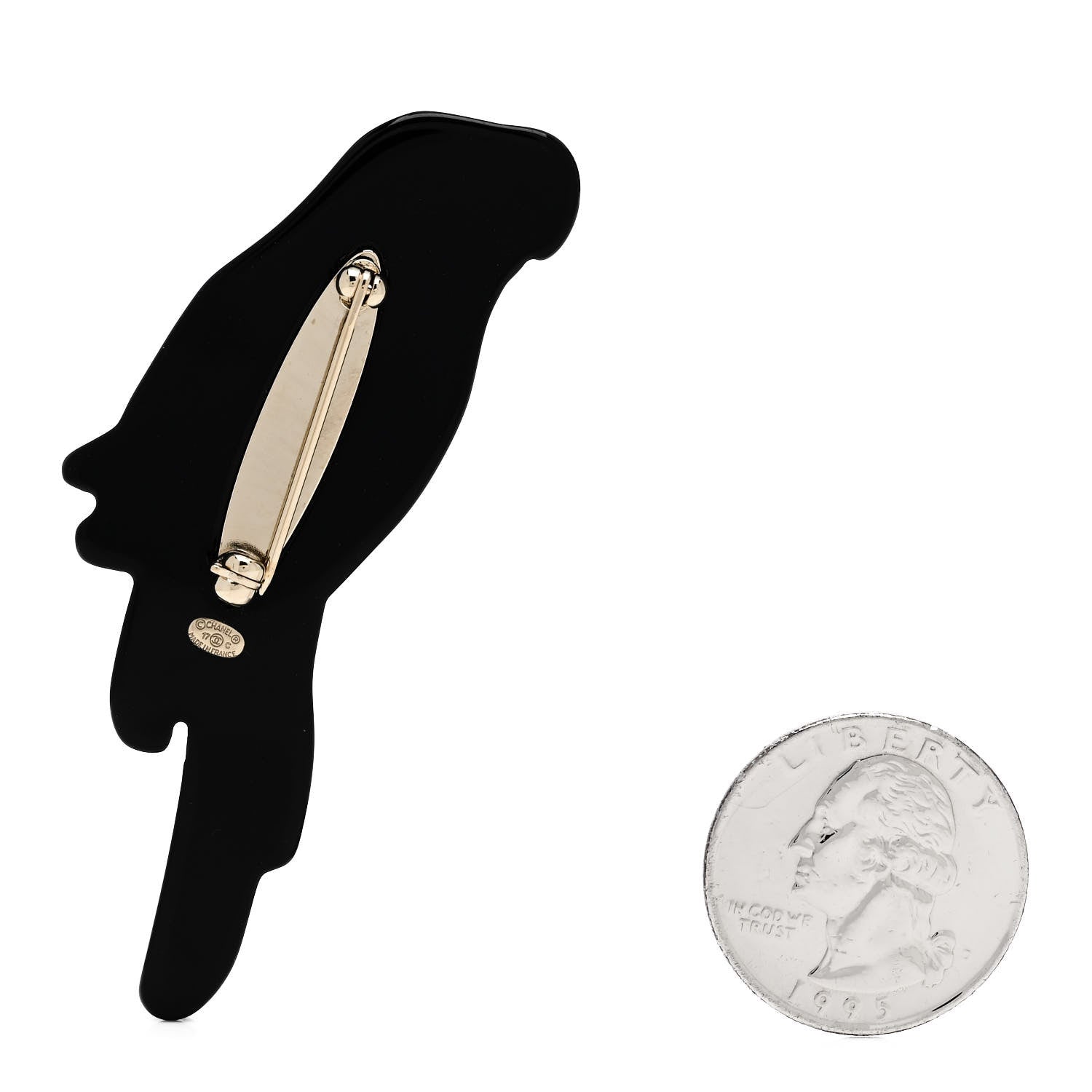 Chanel Resin Parrot CC Brooch Multicolor 2 of 4