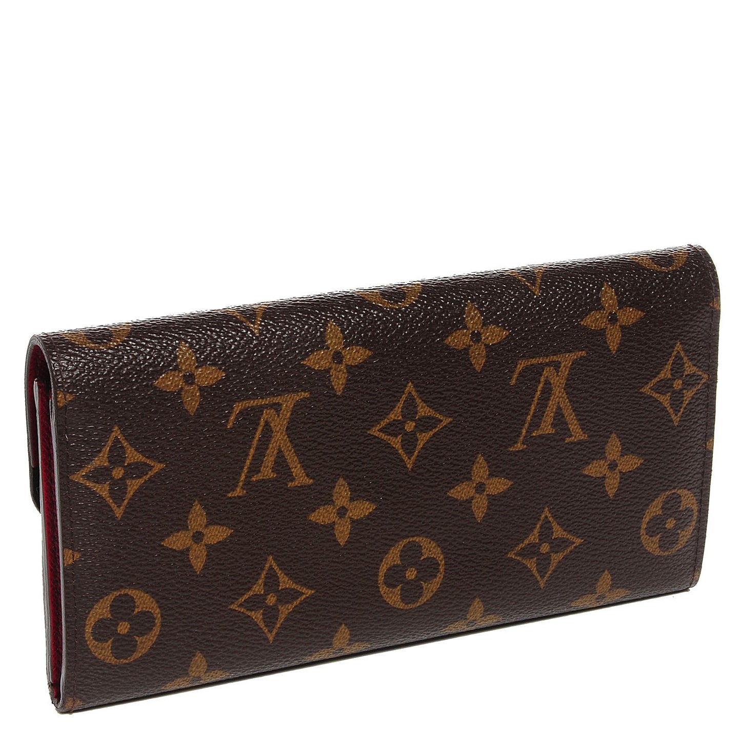 Monogram Emilie Wallet Red