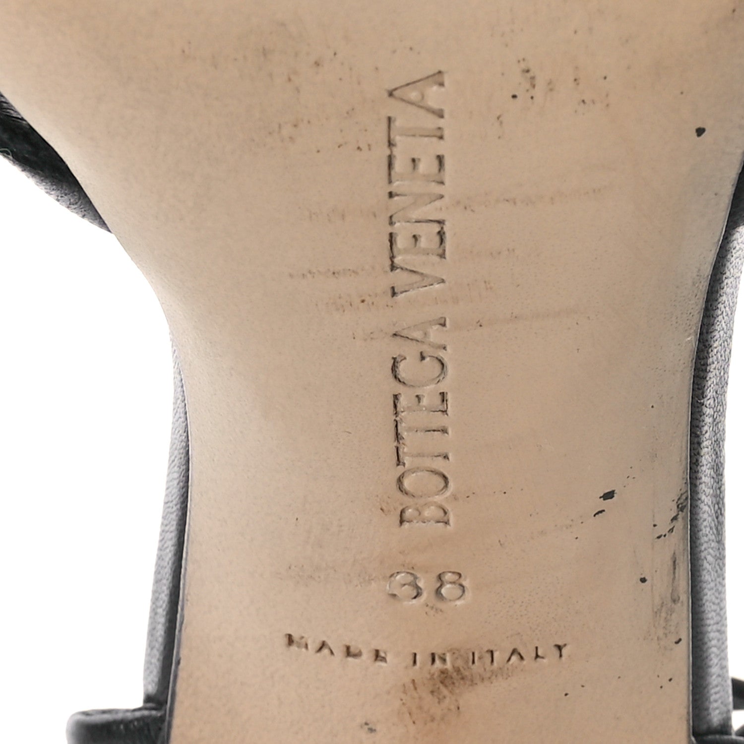 Bottega Veneta Mesh Nappa Crystal Embellished Sparkle Stretch Ankle Tie Sandals 38 Black 7 of 12