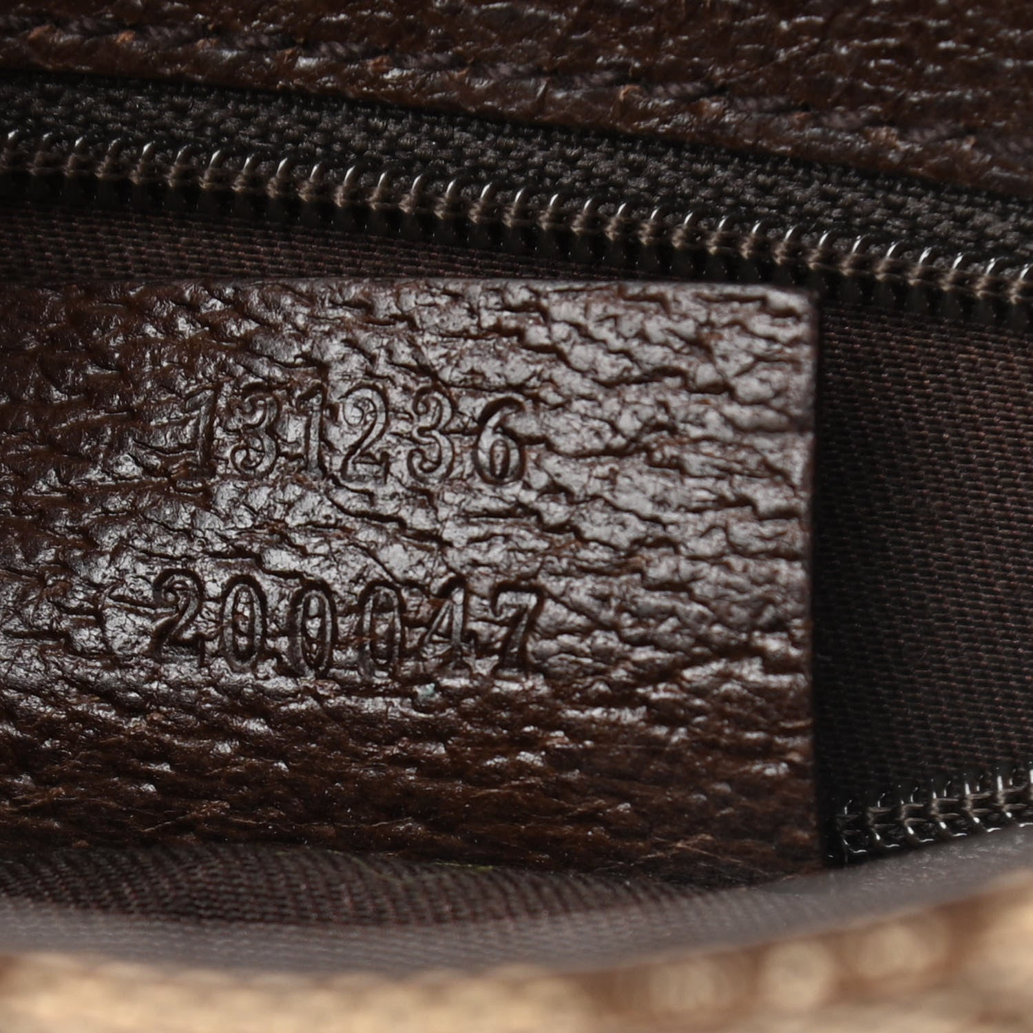 Gucci Monogram Waist Pouch Bag Dark Brown 10 of 11