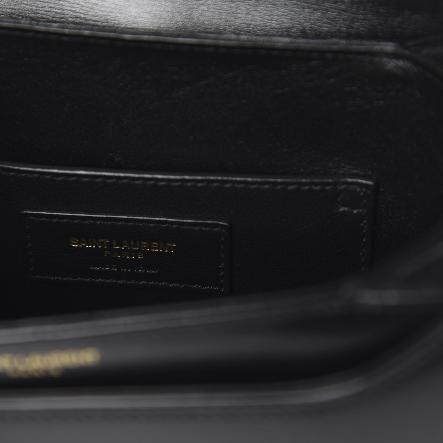 Saint Laurent Calfskin Le 61 Shoulder Bag Black 9 of 11