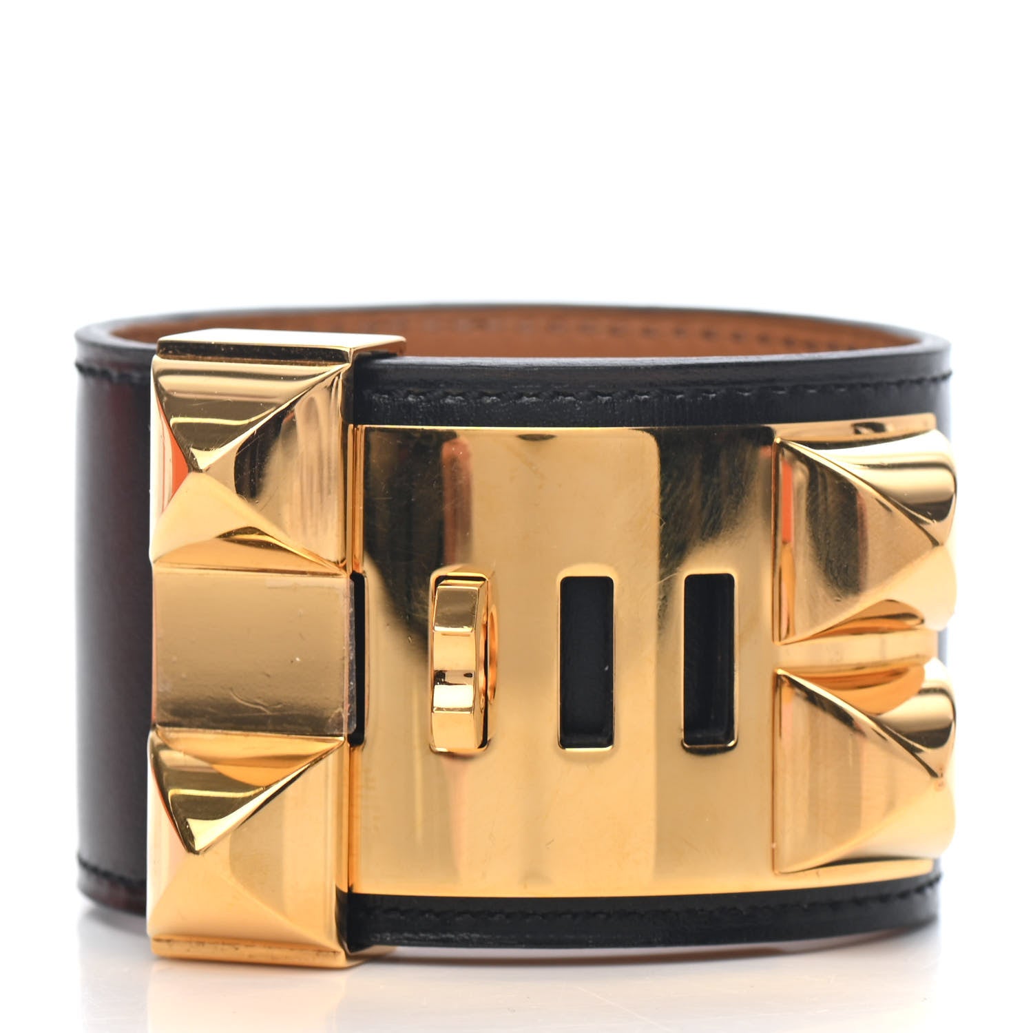 Hermes Chamonix Collier de Chien CDC Bracelet S Black 2 of 4