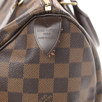 Louis Vuitton Damier Ebene Speedy 25 12 of 13