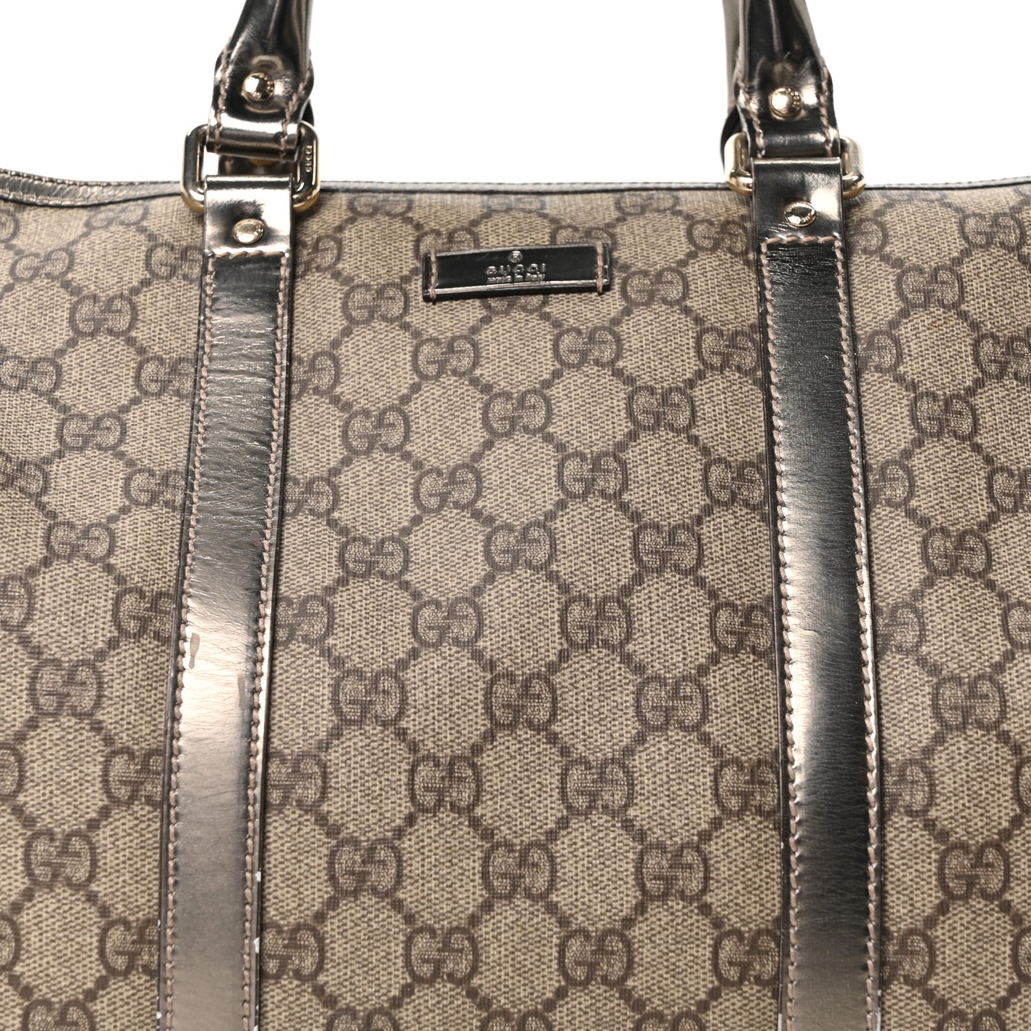 GG Plus Monogram Medium Joy Boston Pewter