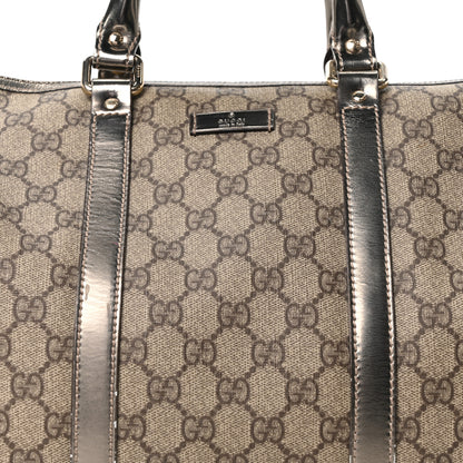 Gucci GG Plus Monogram Medium Joy Boston Pewter 8 of 10
