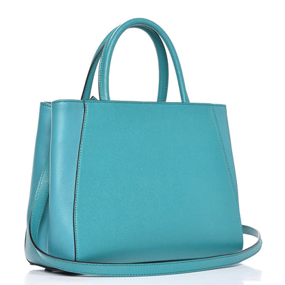 Fendi Vitello Elite Flamingo Petite 2Jours Tote Lago 4 of 7
