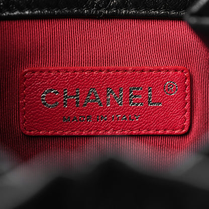 Chanel Aged Calfskin Quilted Gabrielle Backpack Black 6 of 14