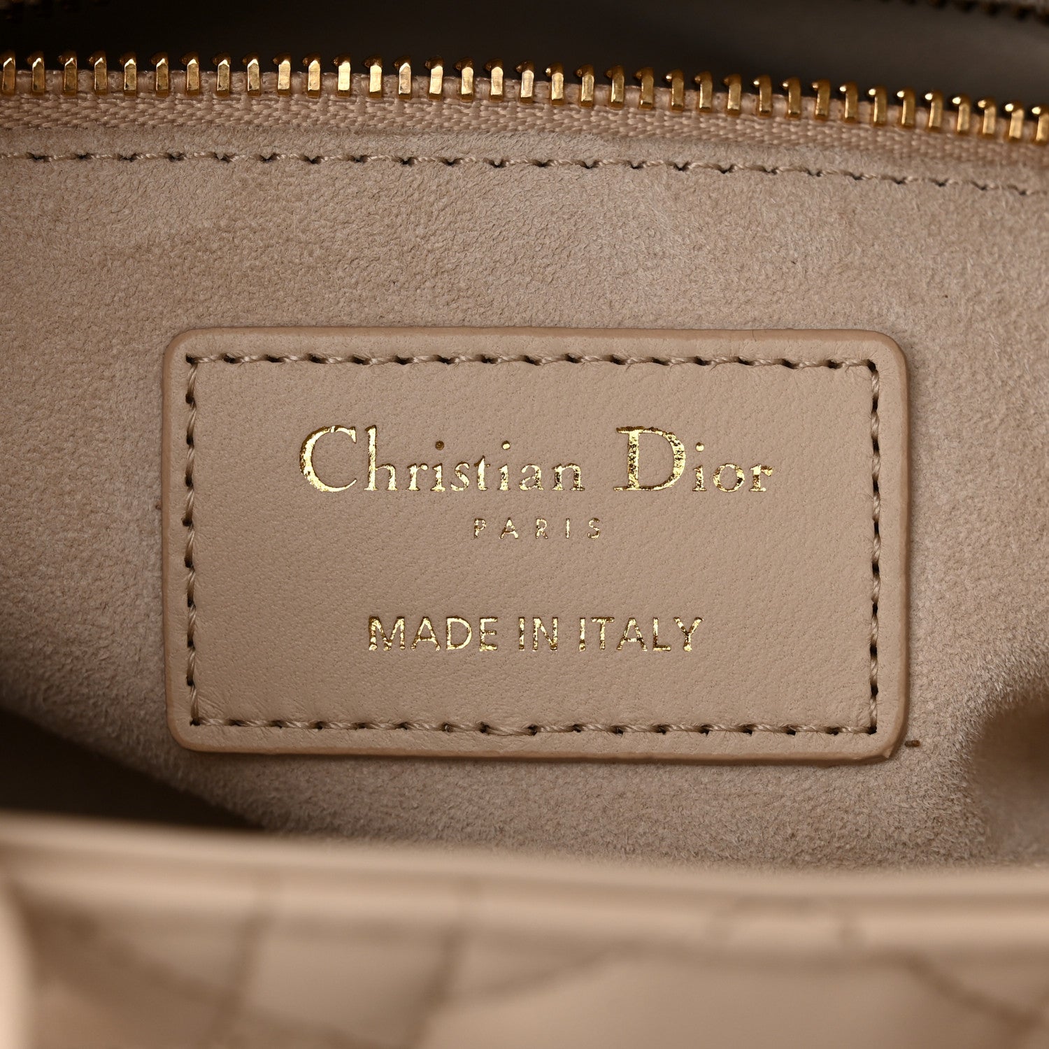 Christian Dior Lambskin Cannage Small My ABC Dior Lady Dior Beige 6 of 11