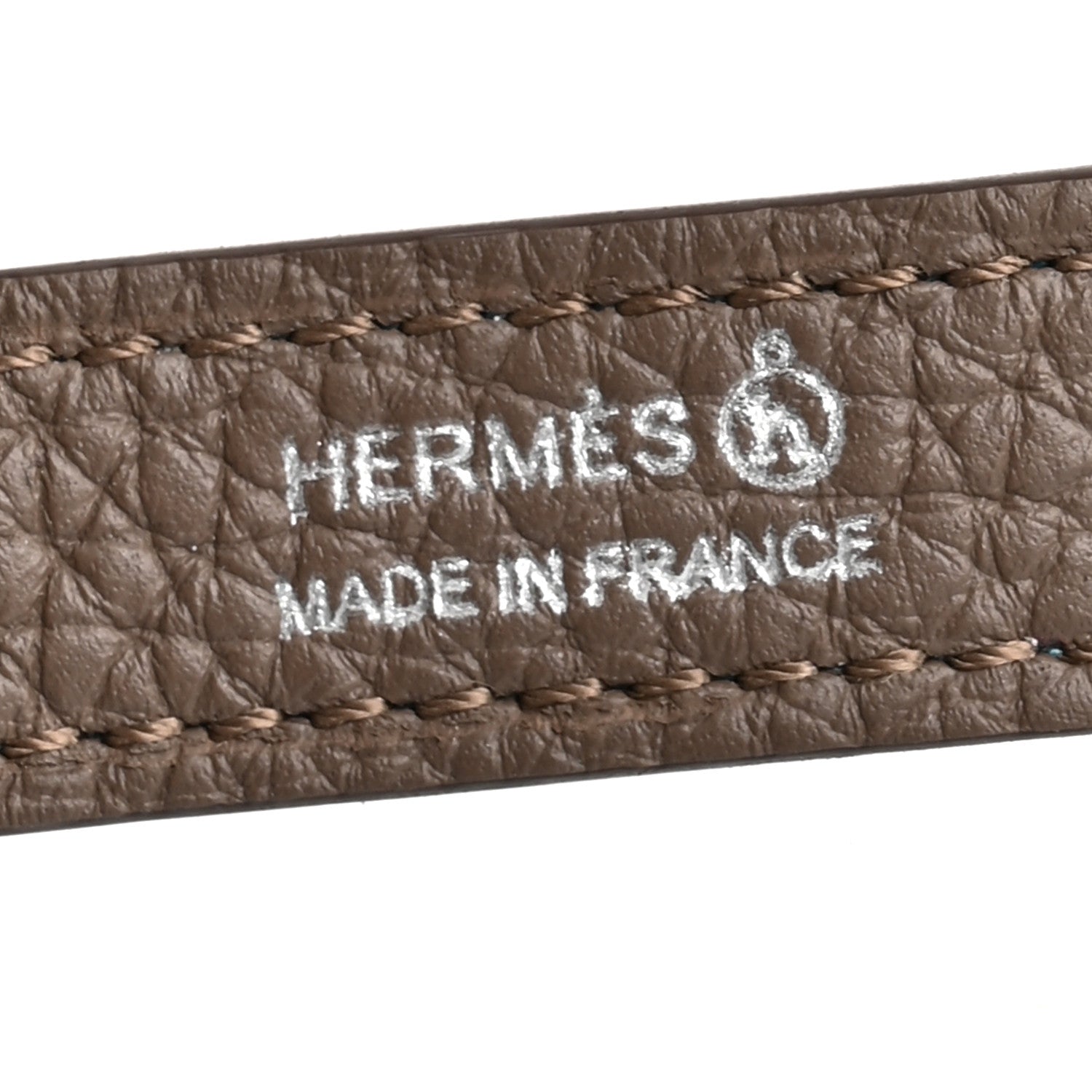 Hermes Epsom Togo Petit H Visor Ebene Turquoise 4 of 4