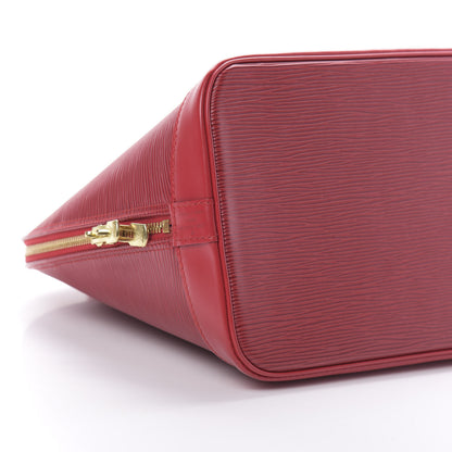 Louis Vuitton Epi Alma PM Castillan Red 9 of 11
