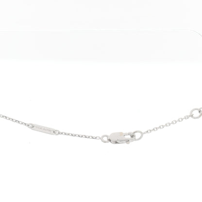 Van Cleef & Arpels 18K White Gold Turquoise Sweet Alhambra Butterfly Pendant Necklace 3 of 5
