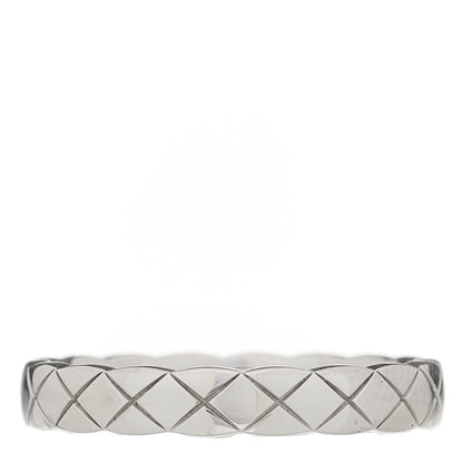 Chanel 18K White Gold Mini Coco Crush Ring 52 6 3 of 5