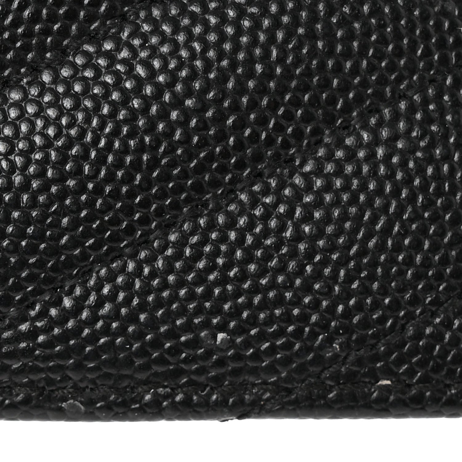 Saint Laurent Grain De Poudre Matelasse Chevron Monogram Credit Card Case Black 9 of 11
