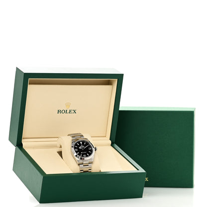 Rolex Stainless Steel 40mm Oyster Perpetual Explorer Watch Black 224270 5 of 5