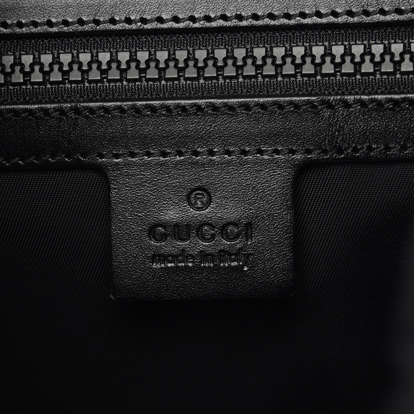Techno Canvas Web L'Aveugle Par Amour Embroidered Double Buckle Backpack Black