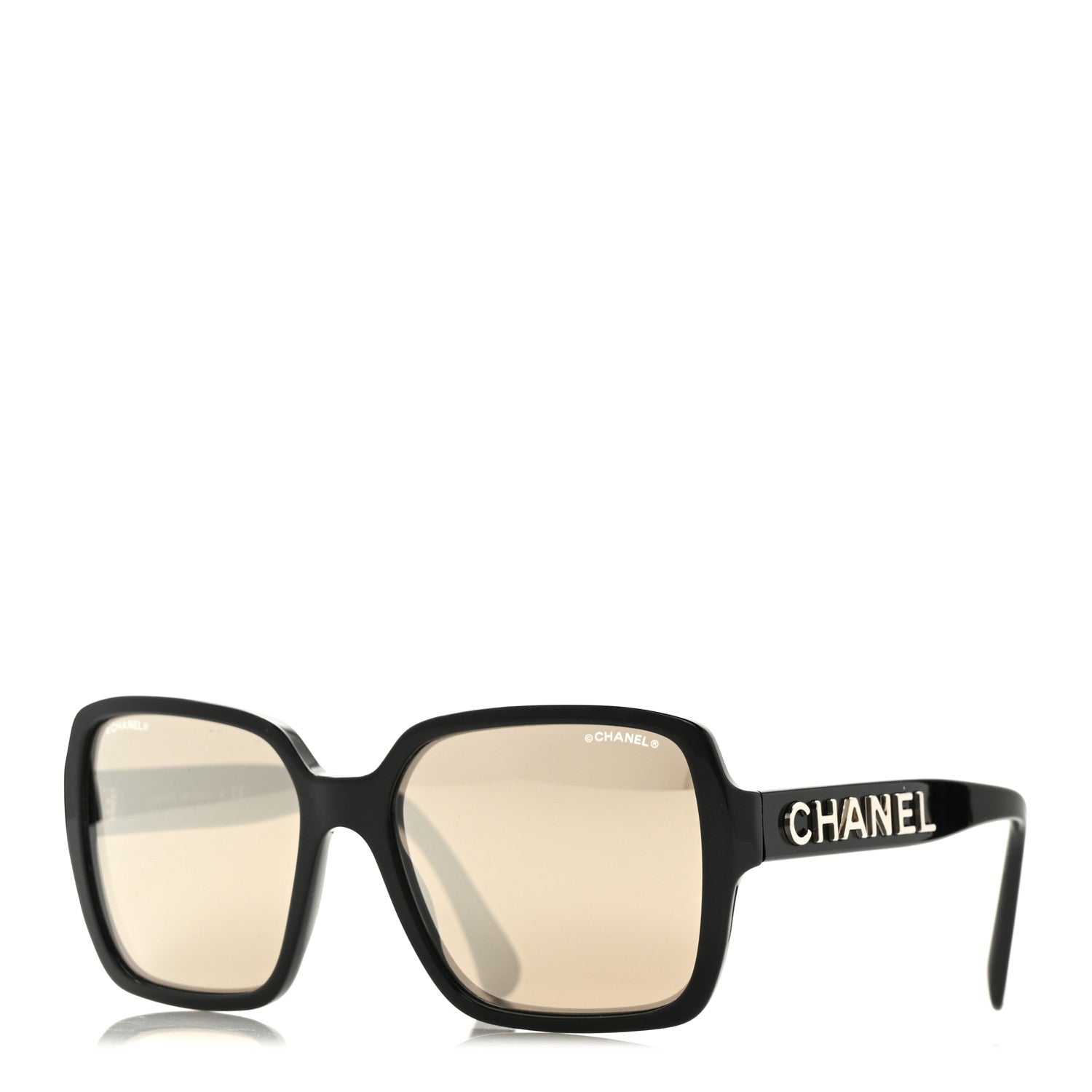 Chanel Acetate Square Sunglasses 5408 Black 1 of 8
