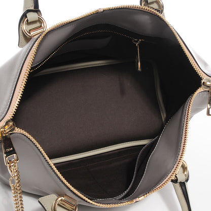 Chloe Smooth Calfskin Small Baylee Tote Marshmallow Cashmere Grey 5 of 7