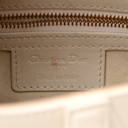 Christian Dior Ultra Matte Calfskin Saddle Bag Off White 6 of 11