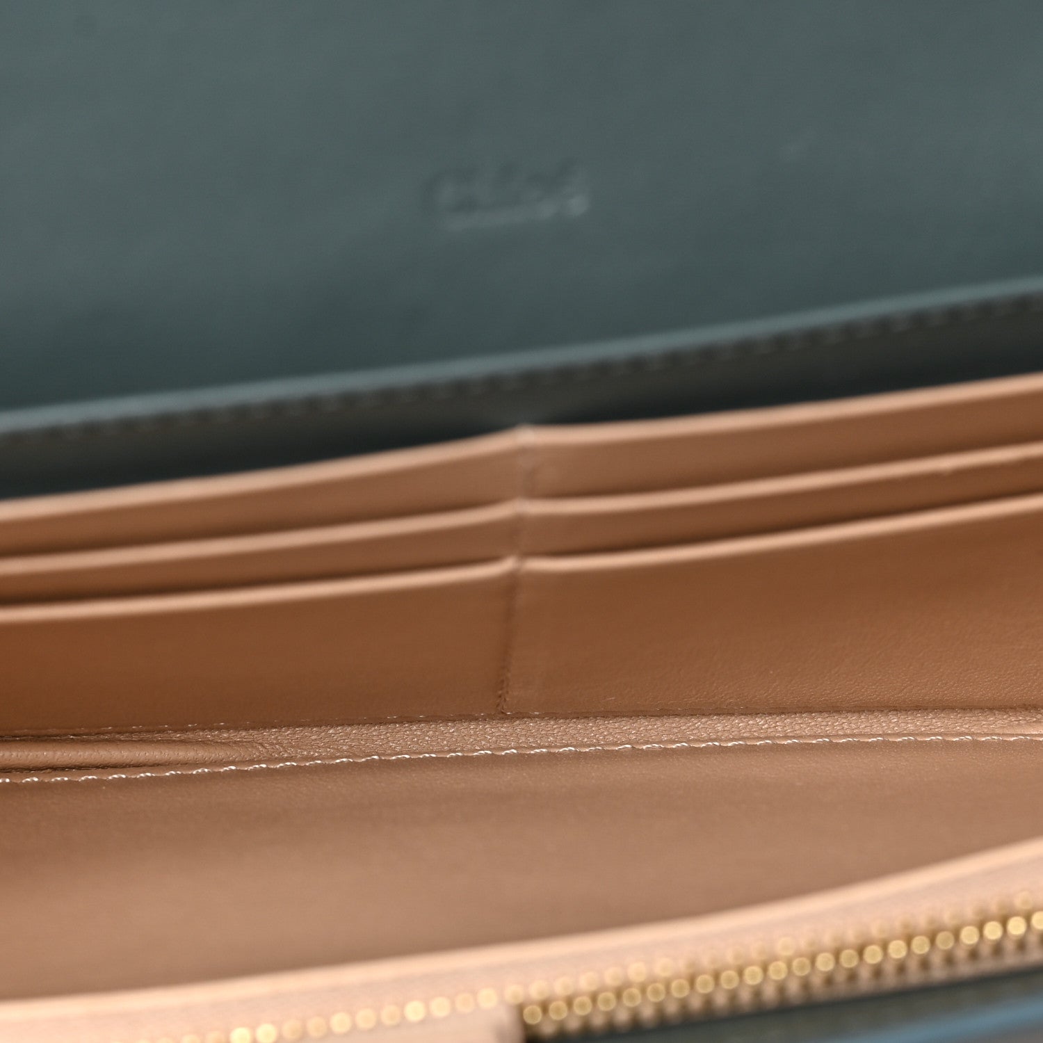 Chloe Smooth Calfskin Chloe Long Wallet Cloudy Blue 5 of 6