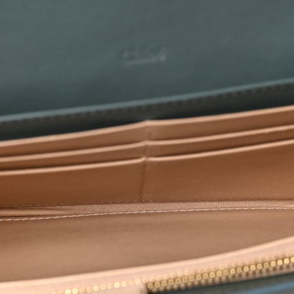 Chloe Smooth Calfskin Chloe Long Wallet Cloudy Blue 5 of 6