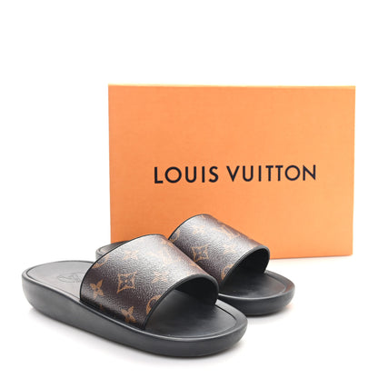 Louis Vuitton Monogram Sunbath Slide Sandals 38 9 of 9