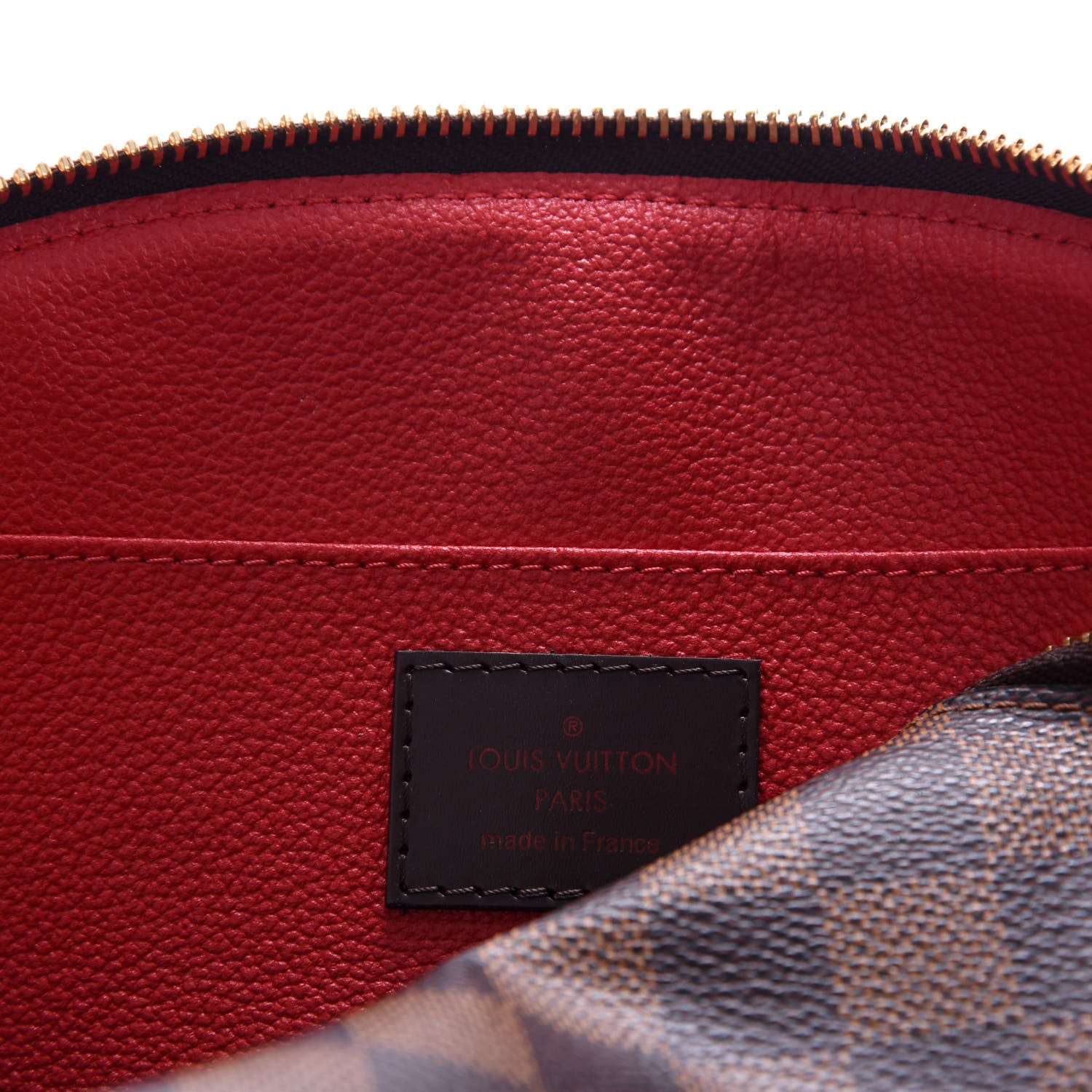 Louis Vuitton Damier Ebene Cosmetic Pouch GM 6 of 6