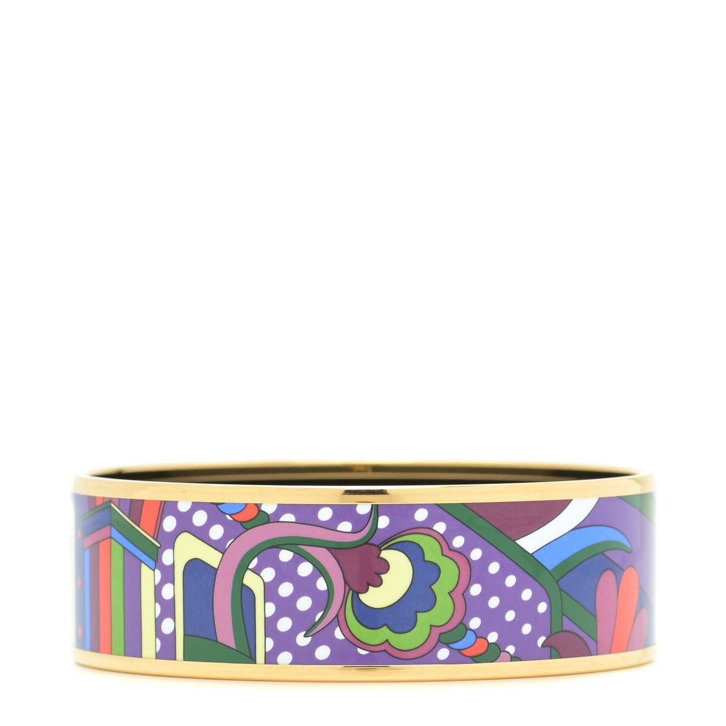 Enamel Printed Wide Bracelet 70
