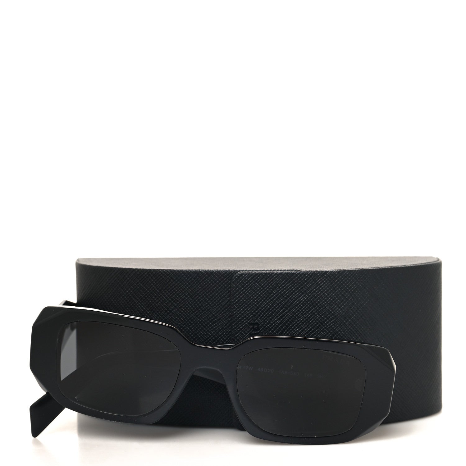 Prada Acetate Symbole Sunglasses SPR 17W Black 7 of 7