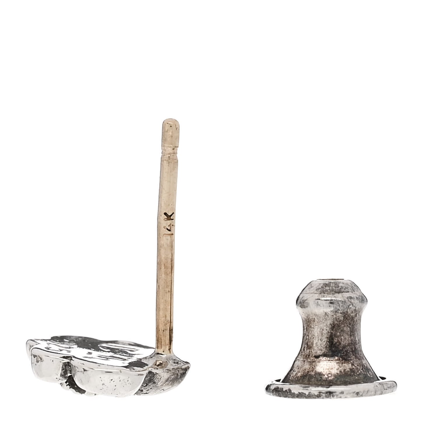 Sterling Silver Fleur de Lis Single Earring