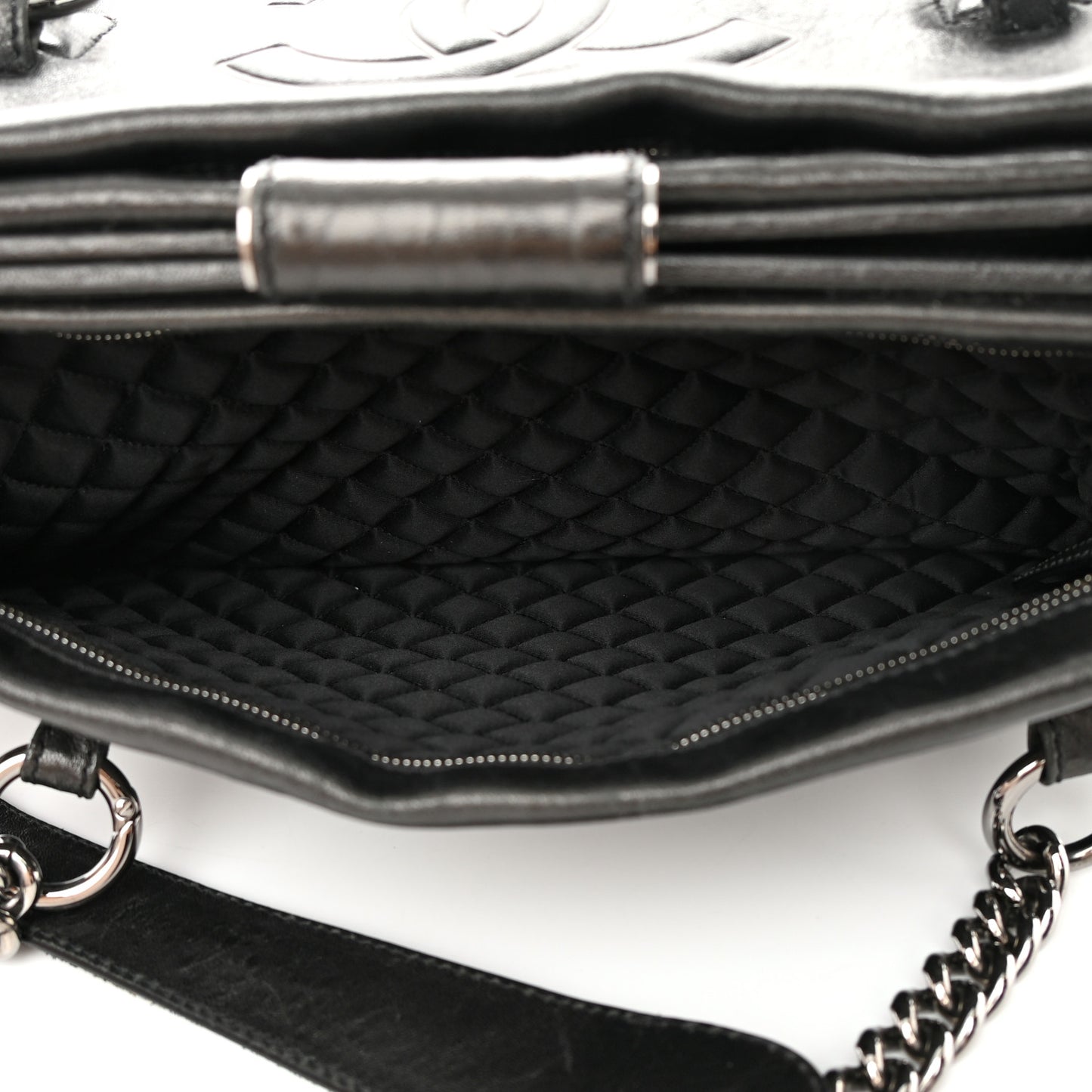 Calfskin Large Perfect Day Tote Black