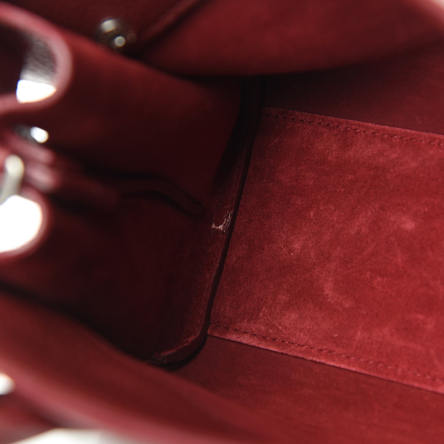 Saint Laurent Grained Calfskin Nano Sac De Jour Souple Palissandre 12 of 12