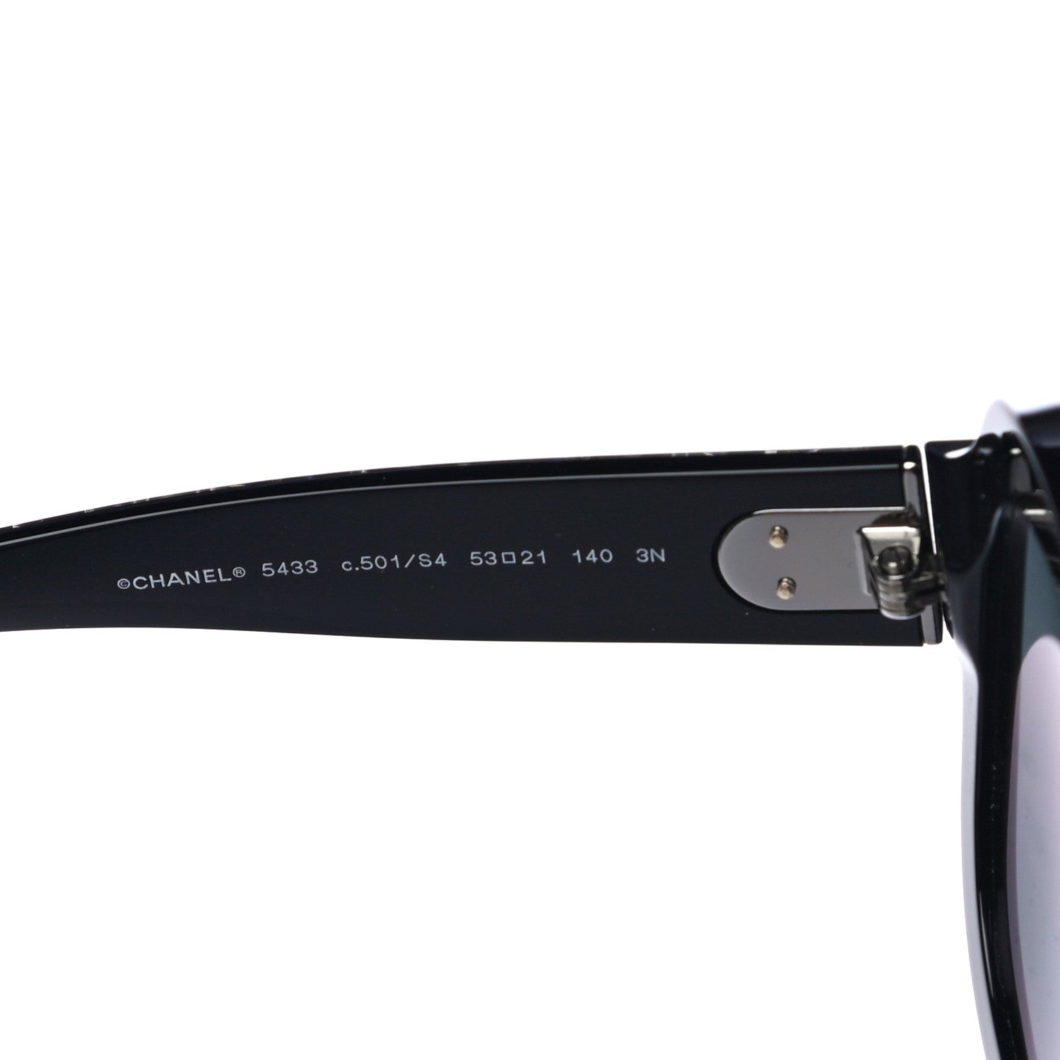 Chanel Acetate Pantos Sunglasses 5433 Black 6 of 8