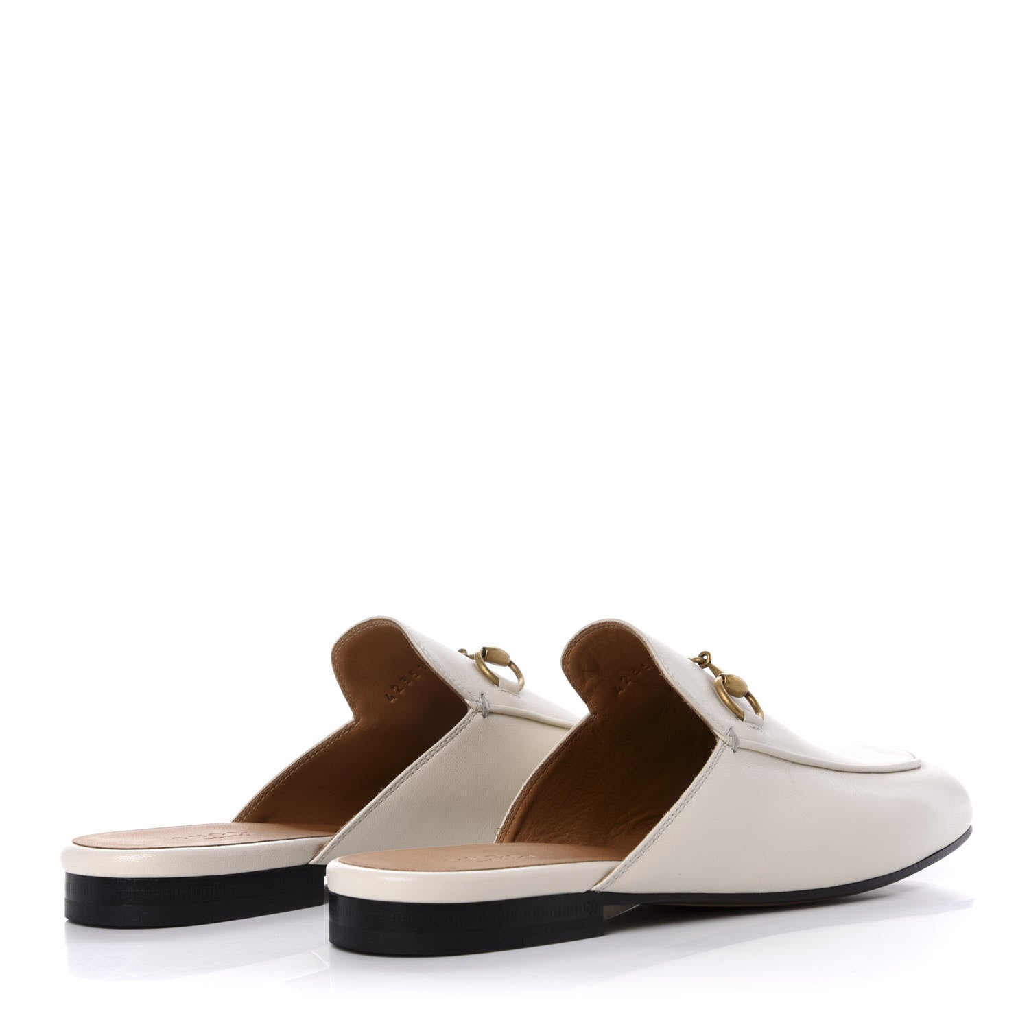 Gucci Malaga Kid Womens Princetown Slippers 37 Mystic White 4 of 10