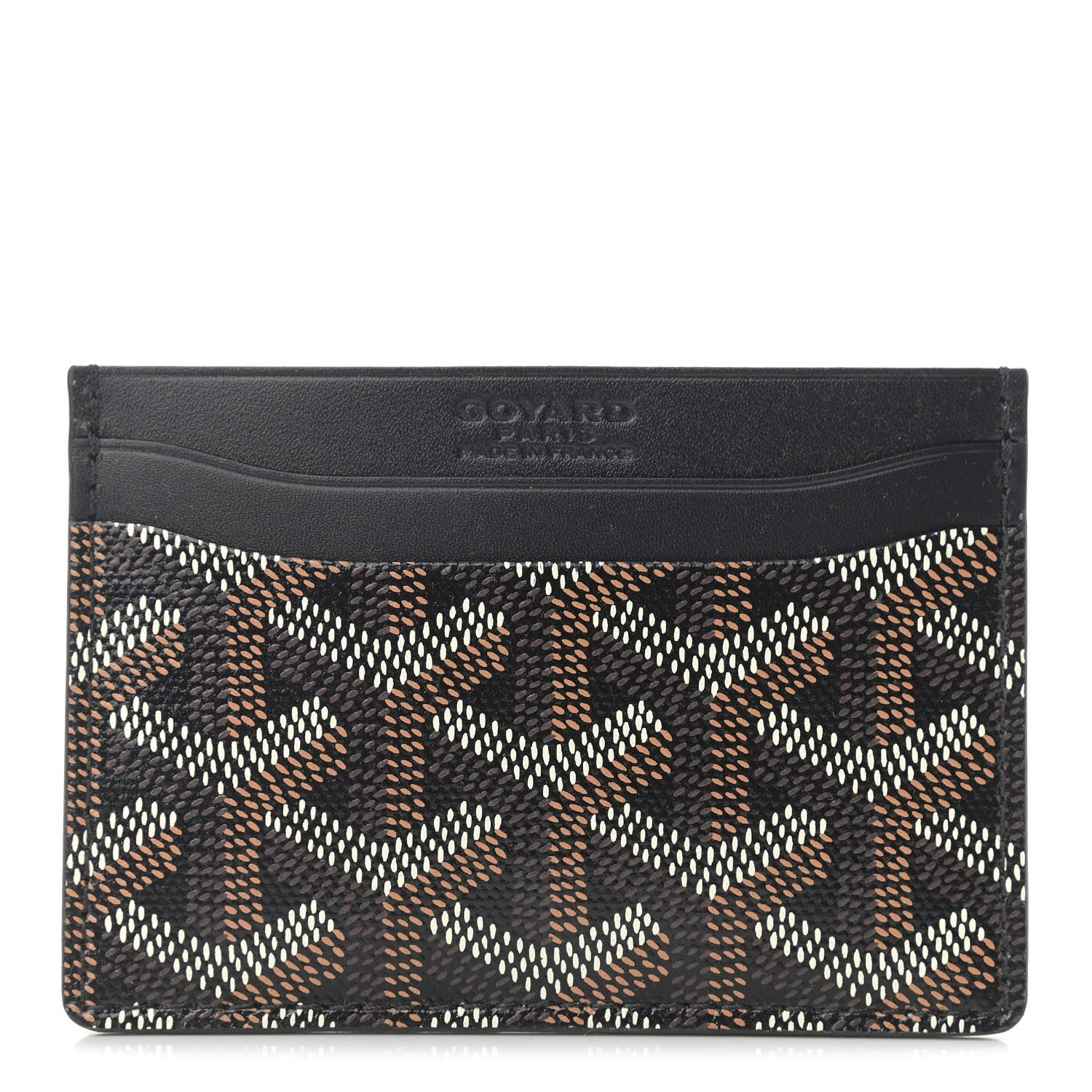 Goyard Goyardine Saint Sulpice Card Holder Black 1 of 6