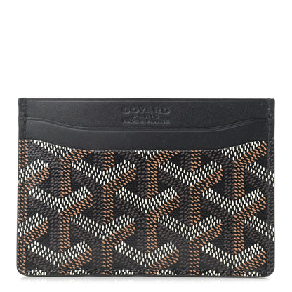 Goyard Goyardine Saint Sulpice Card Holder Black 1 of 6
