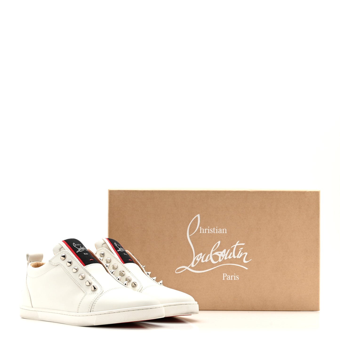 Calfskin Womens F.A.V Fique A Vontade Flat Sneakers 38 White