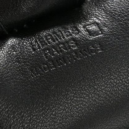 Hermes Milo Lambskin Matte Alligator Touch Grigri Rodeo Horse Bag Charm PM So Black 3 of 4