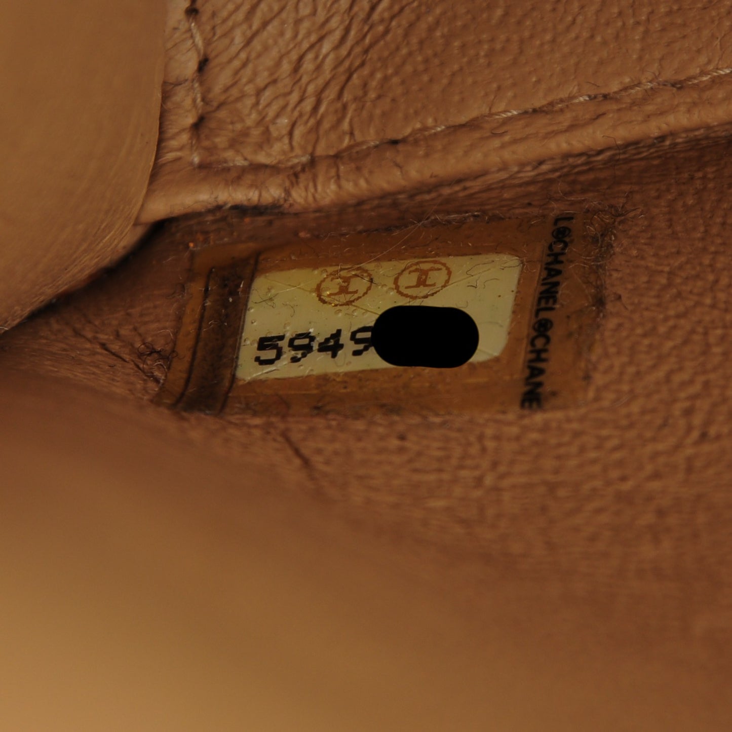 Jersey Quilted Jumbo Single Flap Beige