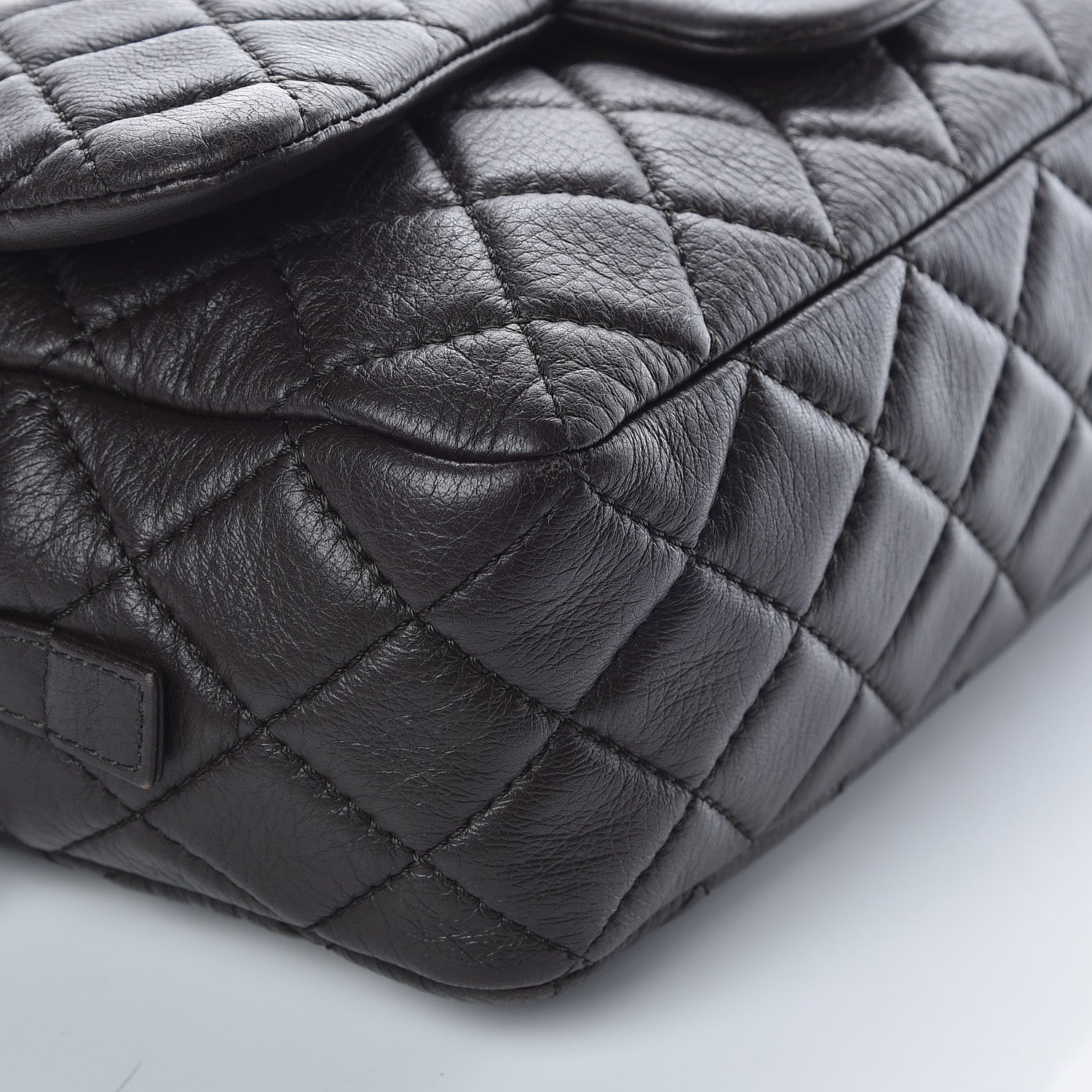 Chanel Deerskin Quilted Casual Journey Flap Brown 5 of 10
