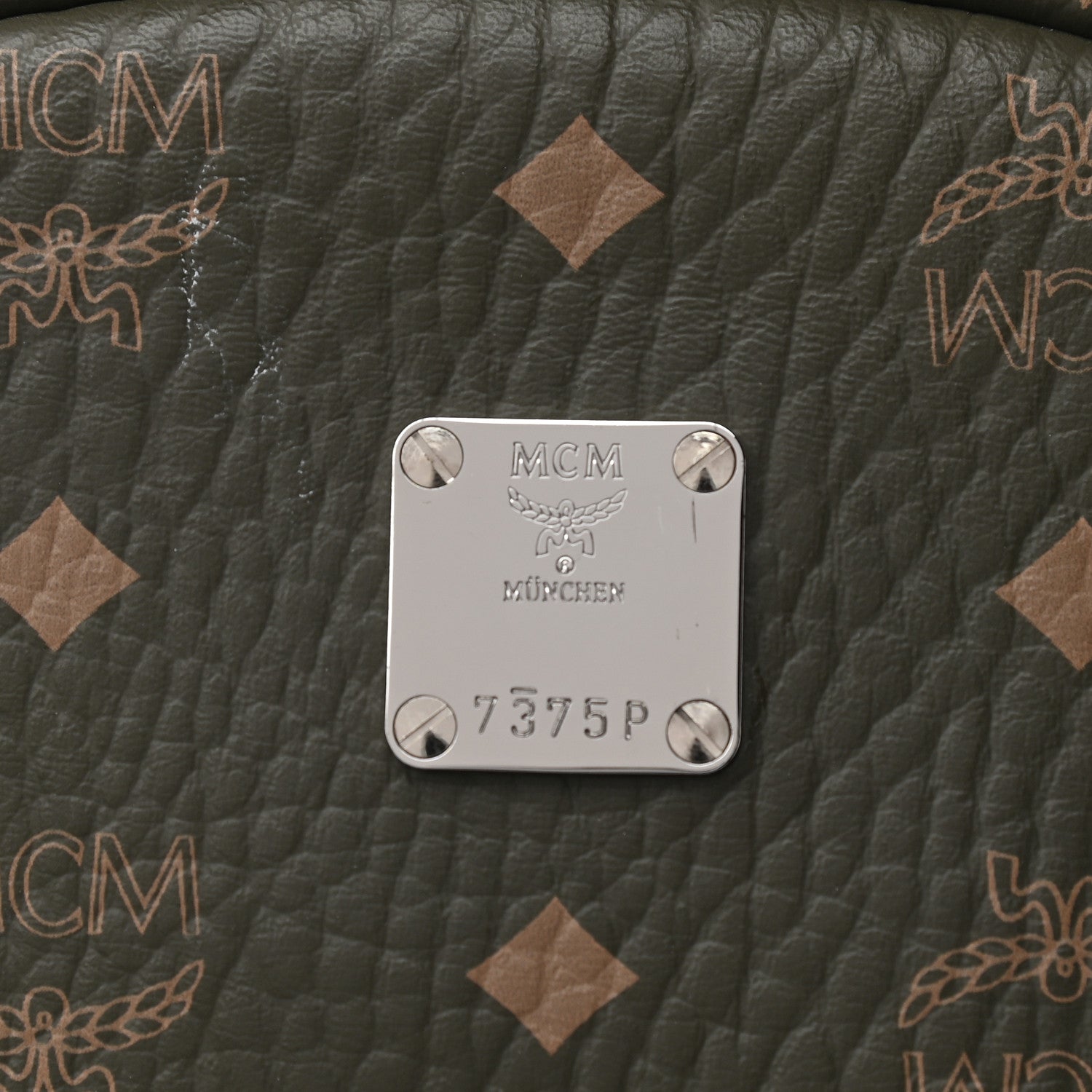 MCM Visetos Large Stark Backpack Sea Turtle 6 of 8
