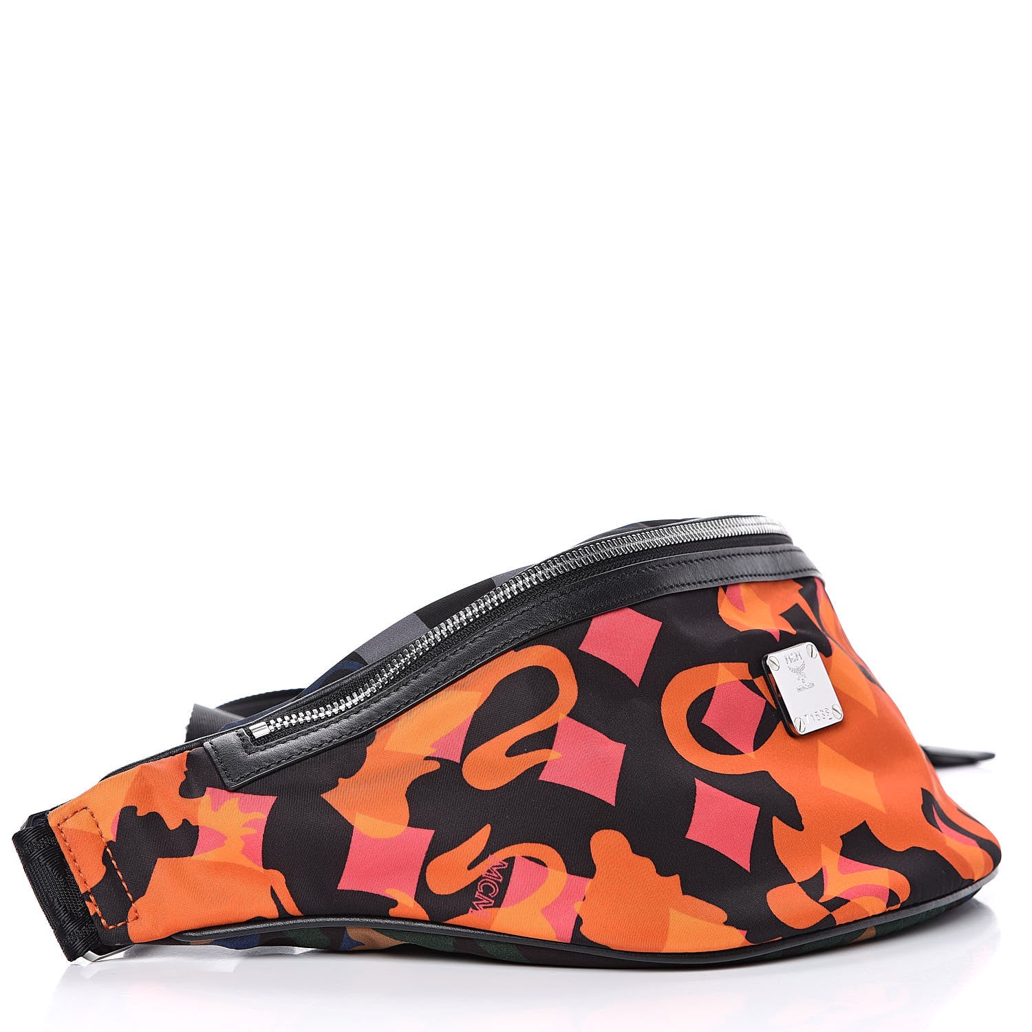 MCM Nylon Camo Dieter Munich Lion Belt Bag Multicolor 4 of 8