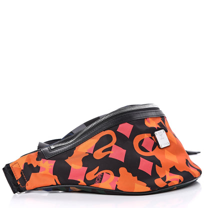 MCM Nylon Camo Dieter Munich Lion Belt Bag Multicolor 4 of 8