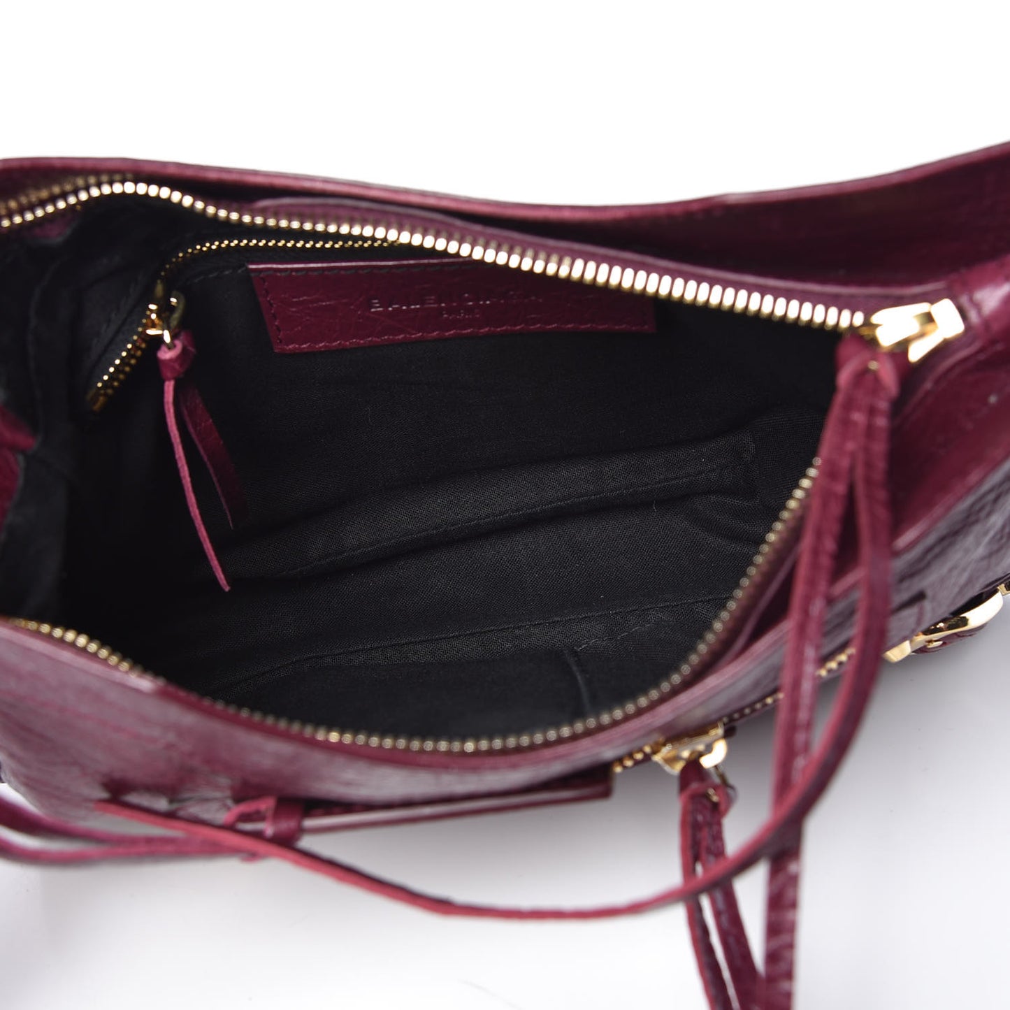 Agneau Classic Gold Hardware Hip Violet Prune