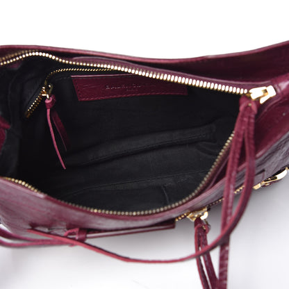 Balenciaga Agneau Classic Gold Hardware Hip Violet Prune 7 of 9